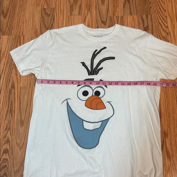 Disney Olaf Frozen White T-Shirt, Tee, Large - Picture 3 of 5